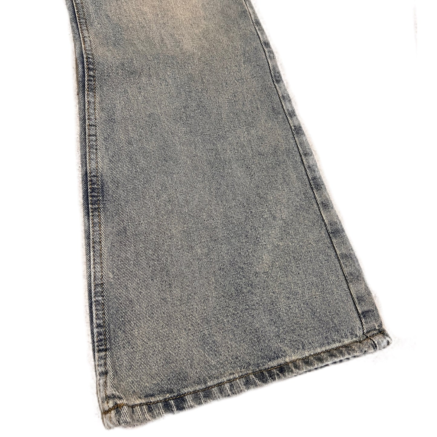 VINTAGE FLARED RED CHAIN JEANS