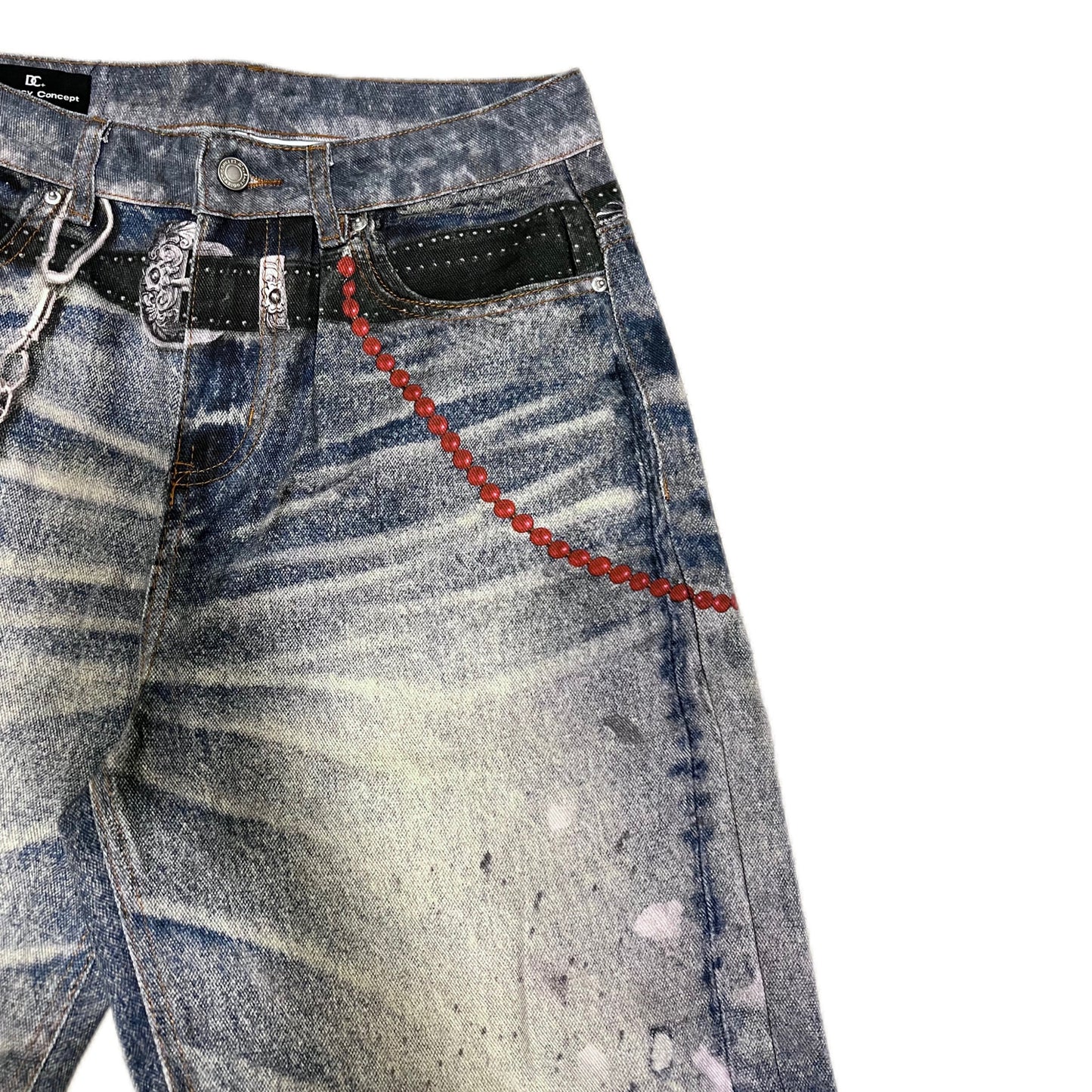 3D PRINT CHAIN JEANS