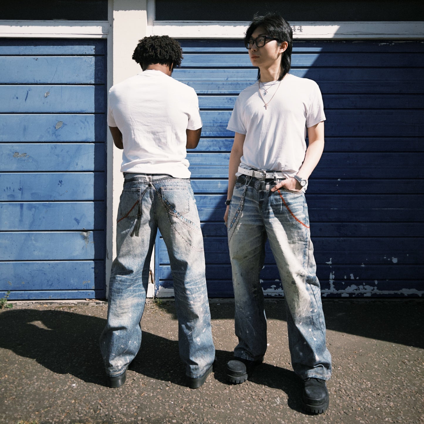 3D PRINT CHAIN JEANS