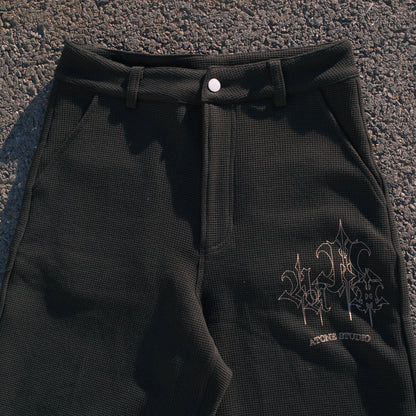 ATONE STUDIO WAFFLE TRACKPANTS