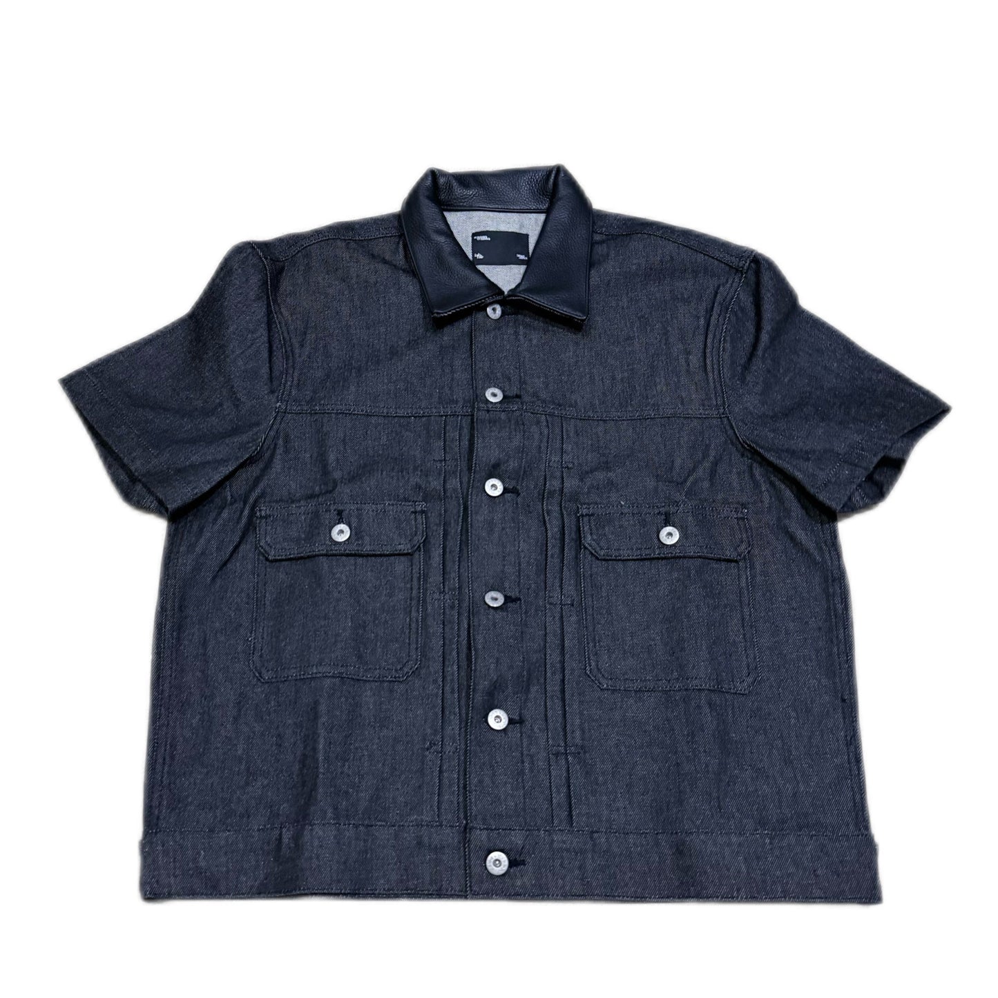 DIVA'S TEARS RAW DENIM SHORT-SLEEVE JACKET