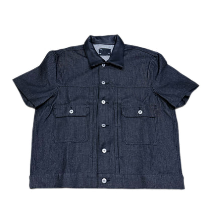 DIVA'S TEARS RAW DENIM SHORT-SLEEVE JACKET