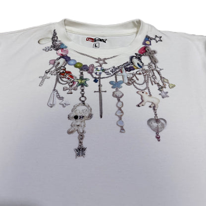 PRINTED CHAIN TEE