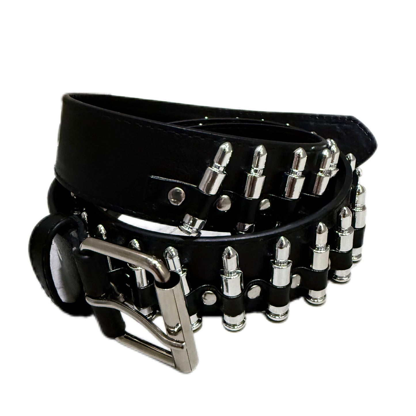 BULLET LEATHER BELT