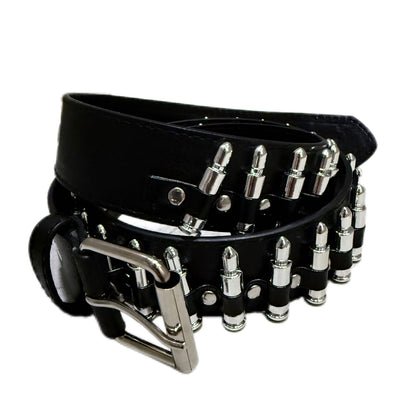 BULLET LEATHER BELT