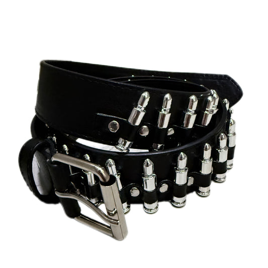 BULLET LEATHER BELT