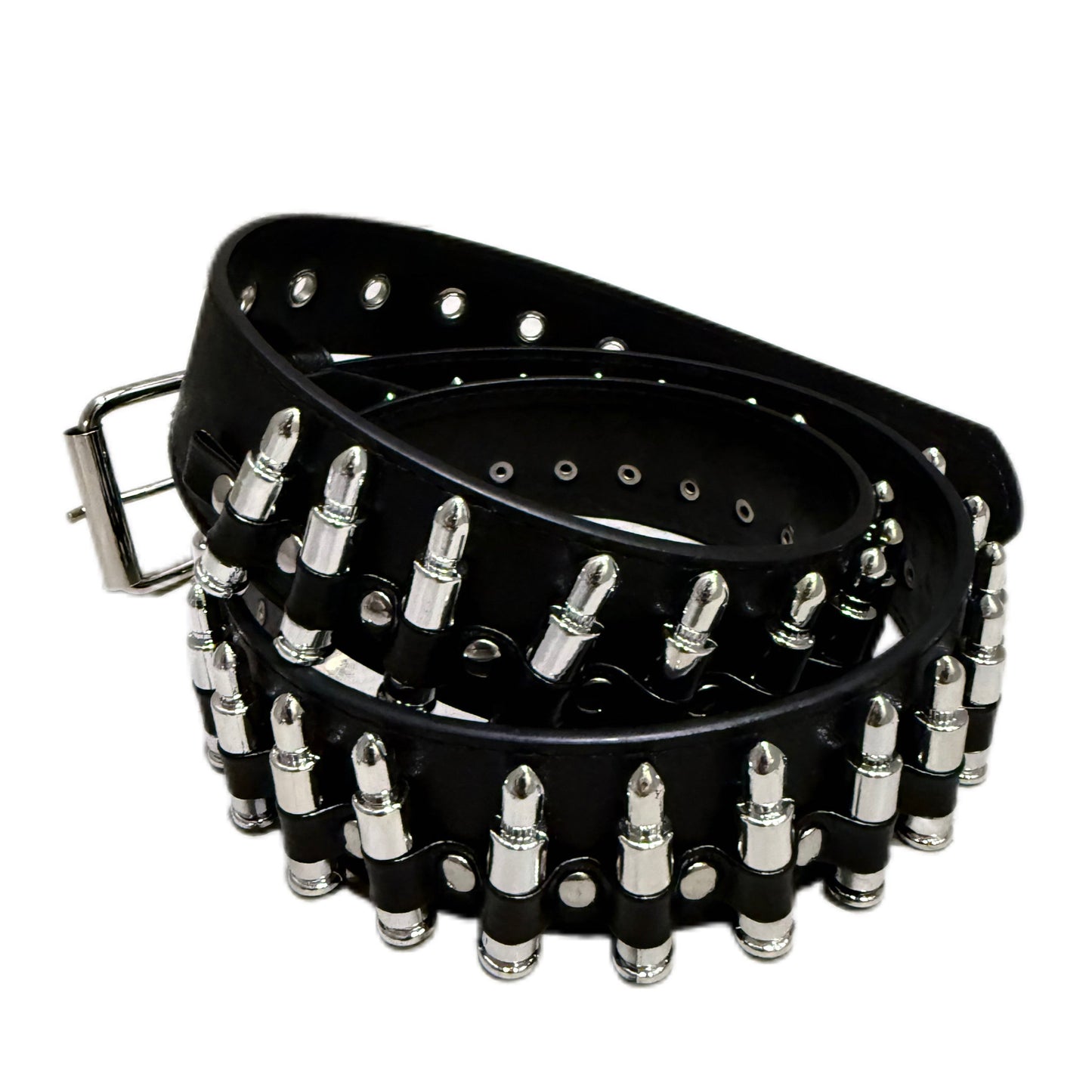 BULLET LEATHER BELT