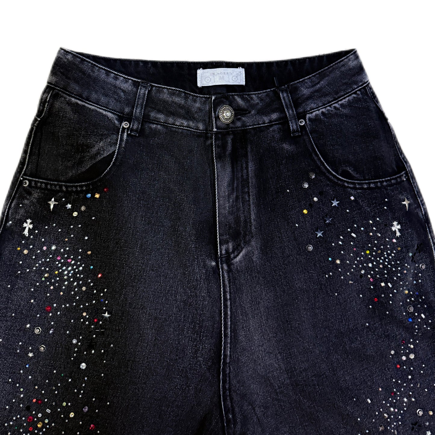 RHINESTONE JORTS