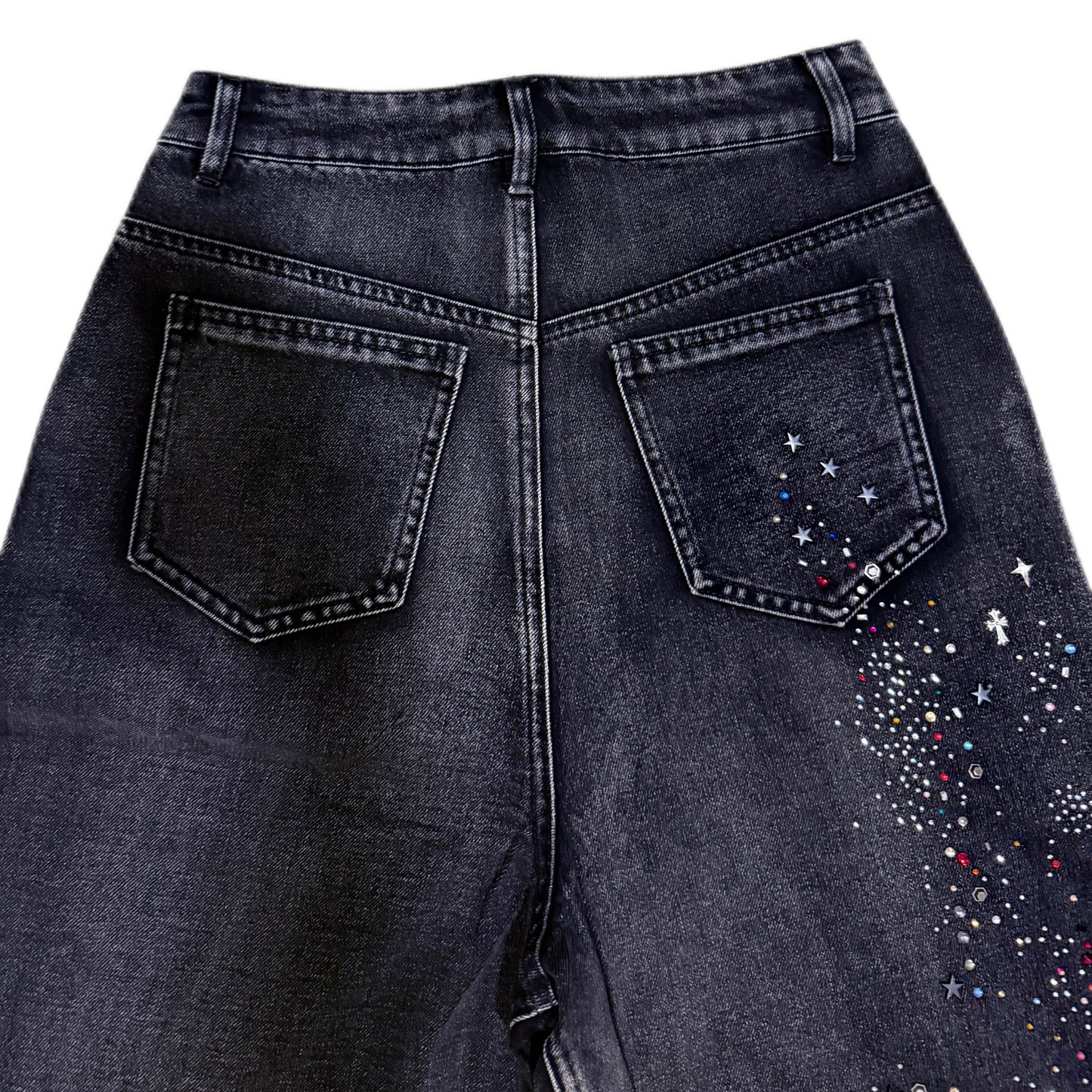 RHINESTONE JORTS
