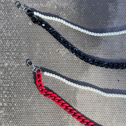 CUBAN PEARL WALLET CHAIN