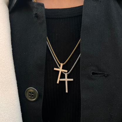 CROSS DIAMOND PENDANT