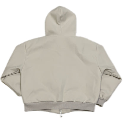 Z-II BEIGE ZIP-UP HOODIE