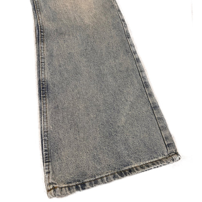 VINTAGE FLARED RED CHAIN JEANS