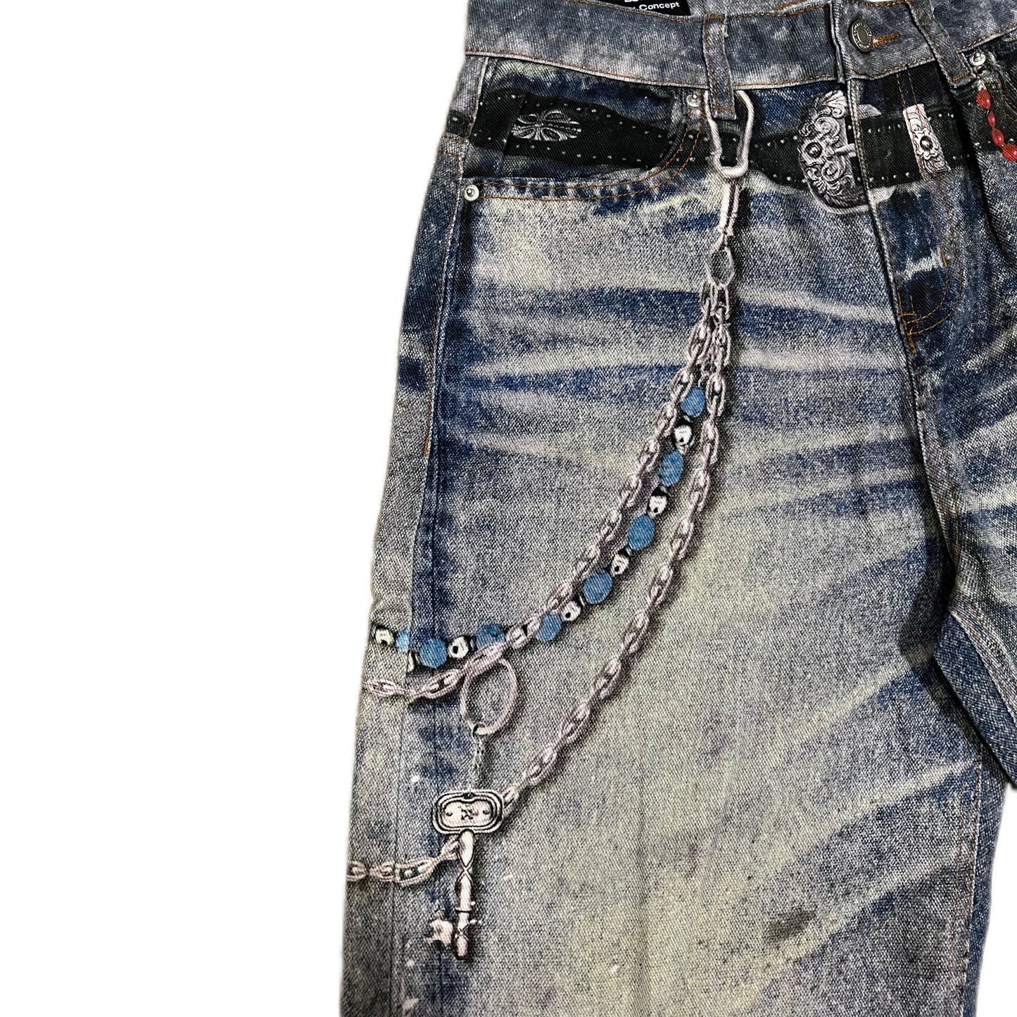 3D PRINT CHAIN JEANS