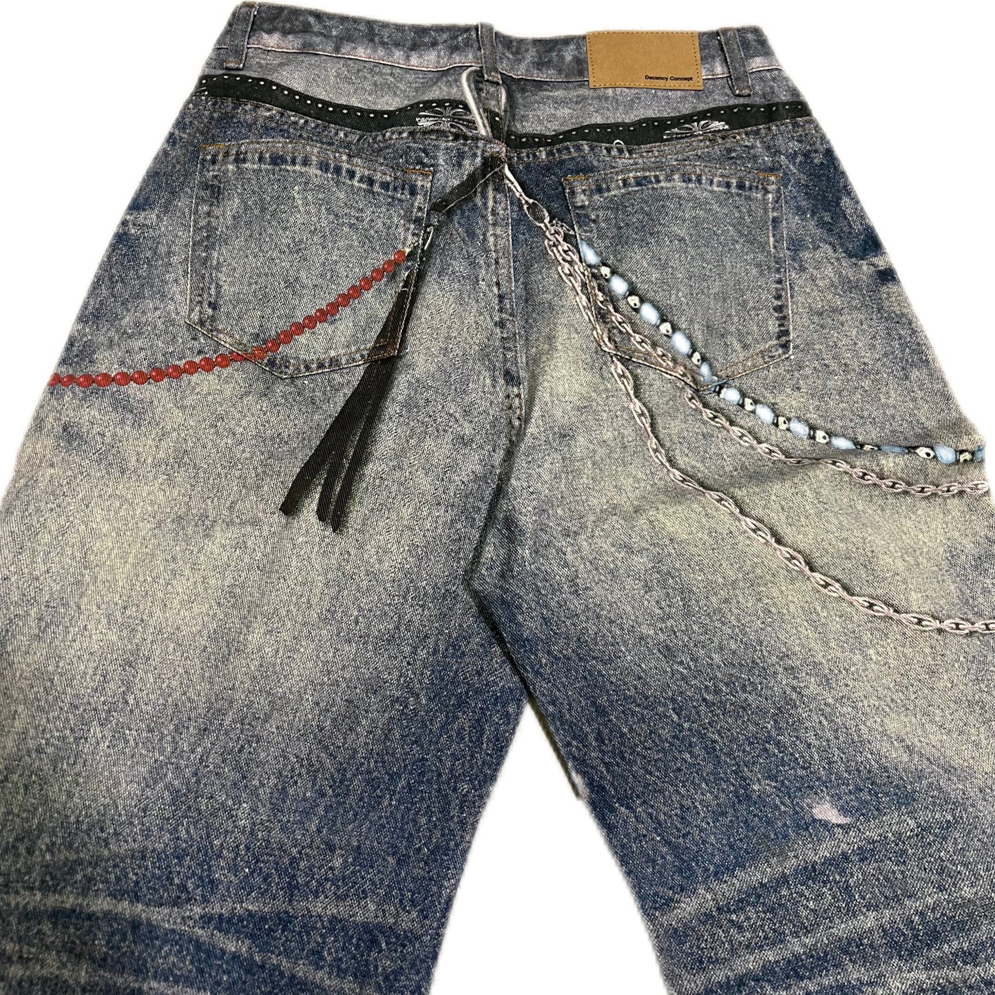 3D PRINT CHAIN JEANS