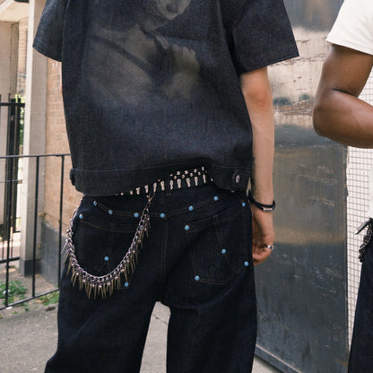 BULLET LEATHER BELT