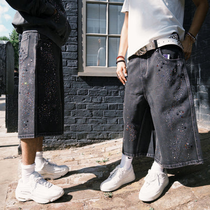 RHINESTONE JORTS